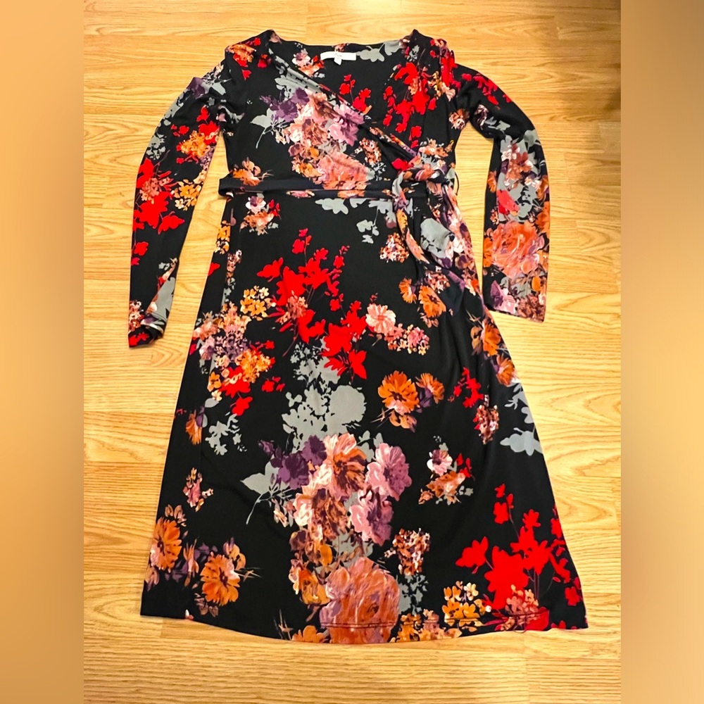 Ripe maternity faux wrap dress